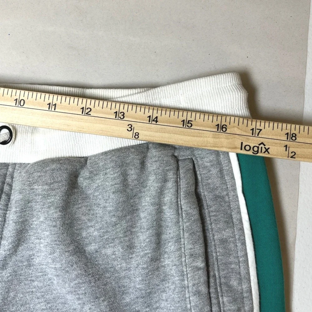 WESC Mens Medium Joggers, Track Pants‎ Green Purple Side Stripe Y2K Retro 90s
